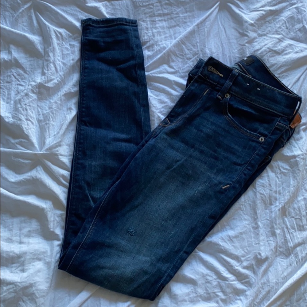 Dark wash jeans, Express